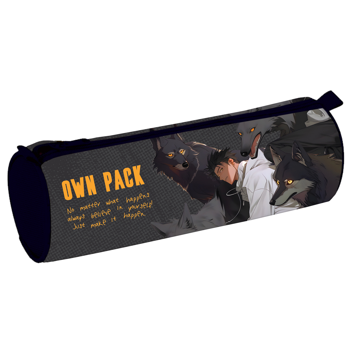 Пенал 210*80 ArtSpace "Werewolf", тубус, полиэстер