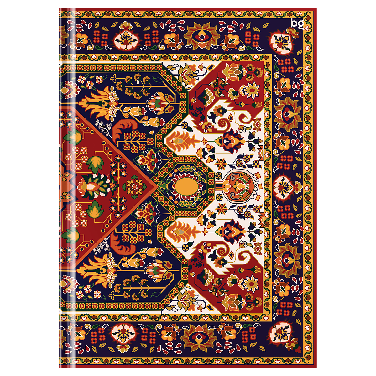 Бизнес-блокнот А5, 80л., евроформат, BG "Ковёр", глянцевая ламинация