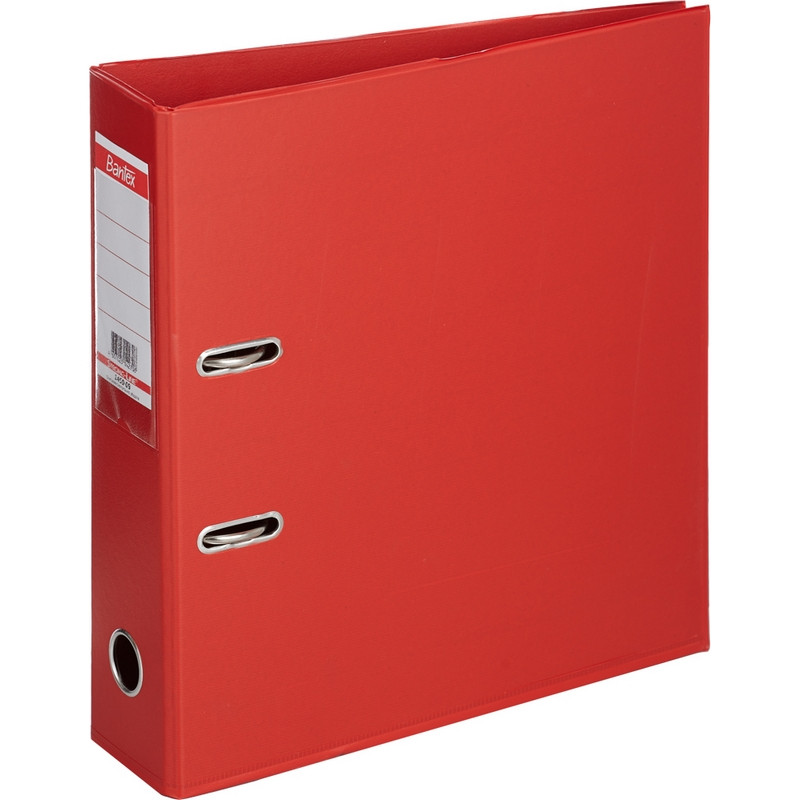 Папка-регистратор BANTEX Strong Line 1450-09, 70мм, красный, ПБП2,карм.кор
