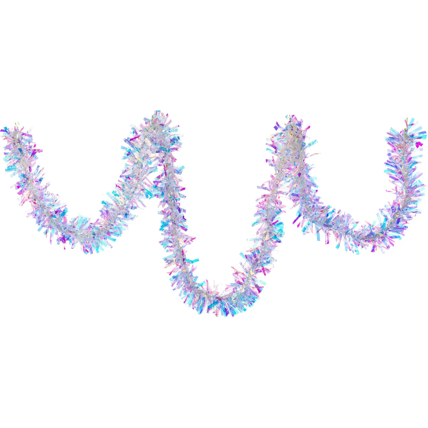 Мишура диаметр 9 см, 2 м, серебро SDMT-HT-052