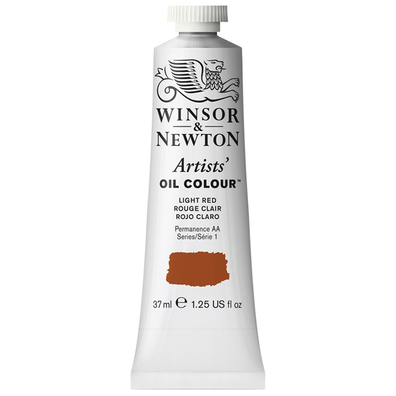 Краска масляная профессиональная Winsor&Newton "Artists Oil", 37мл, светло-красный