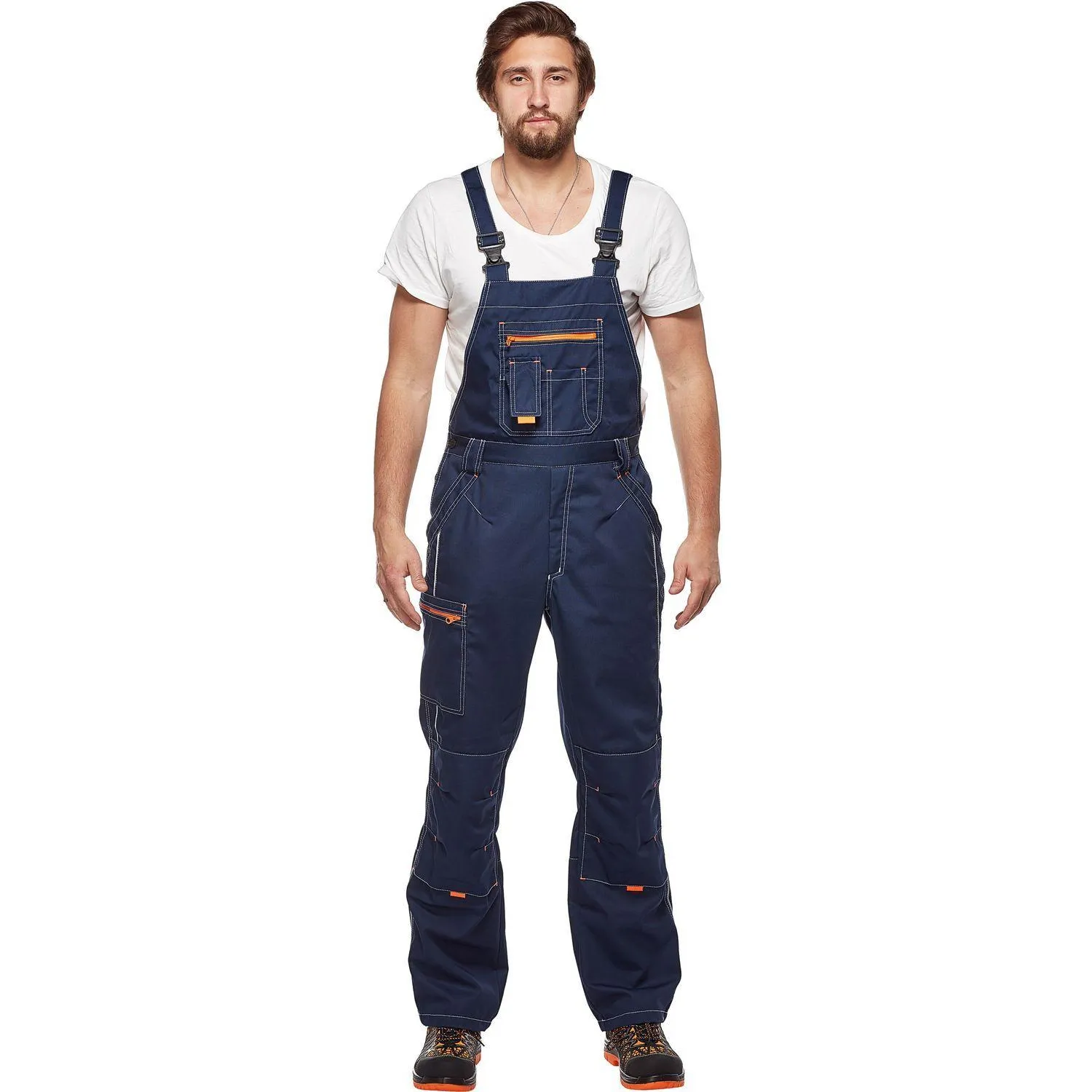 Полукомбинезон лет муж л34 т.син/вас 88-92/182-188 (мод.ПОЛ208)