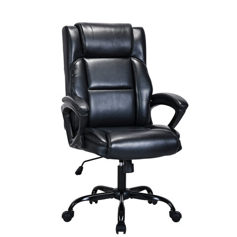 Кресло BRABIX PREMIUM "Oslo EX-549", рециклированная кожа, разборное пятилучие, черное, 532978