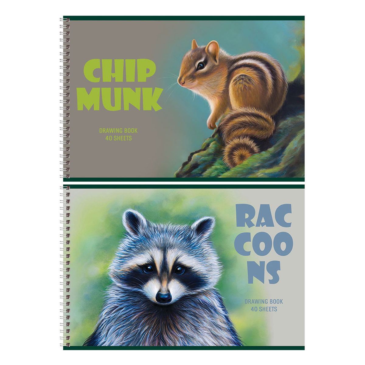 Альбом для рисования 40л., А4, на гребне BG "Лесные жители"