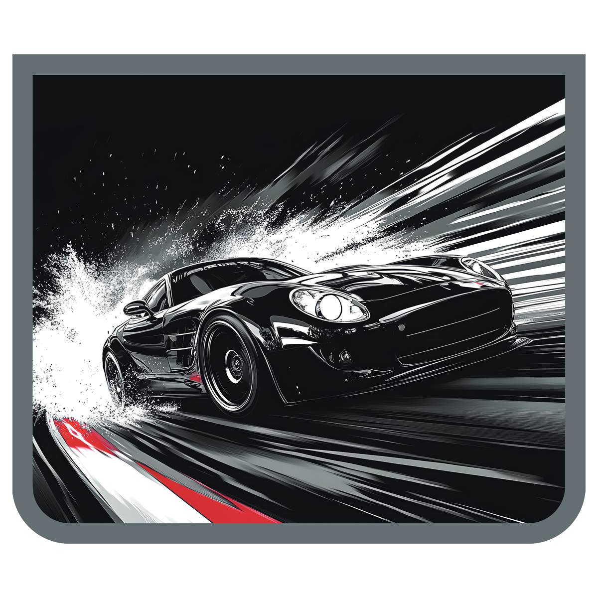 Папка для тетрадей 1 отделение, ArtSpace "Speed", А5, пластик, на молнии