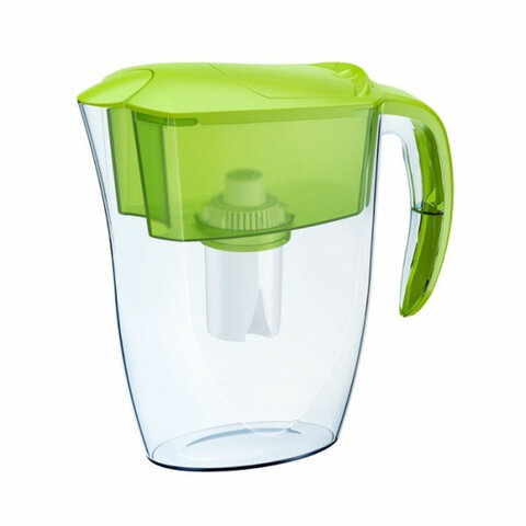 Кувшин-фильтр для очистки воды АКВАФОР Реал В15, 2.9 л, со сменной кассетой, салатовы, 210156