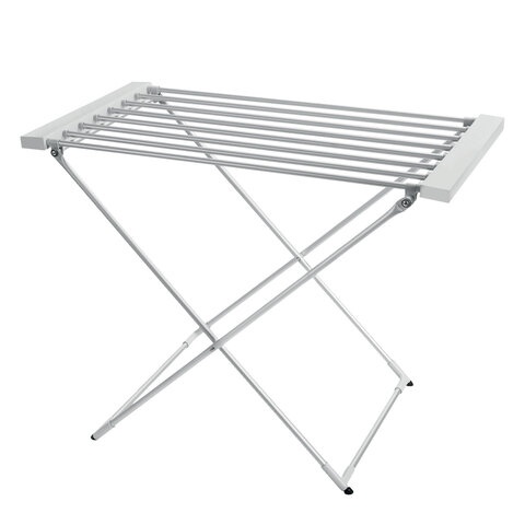 Сушилка для белья электрическая, напольная, раскладная, алюминиевая, нагрев 60 °С, LAIMA HOME, 700977