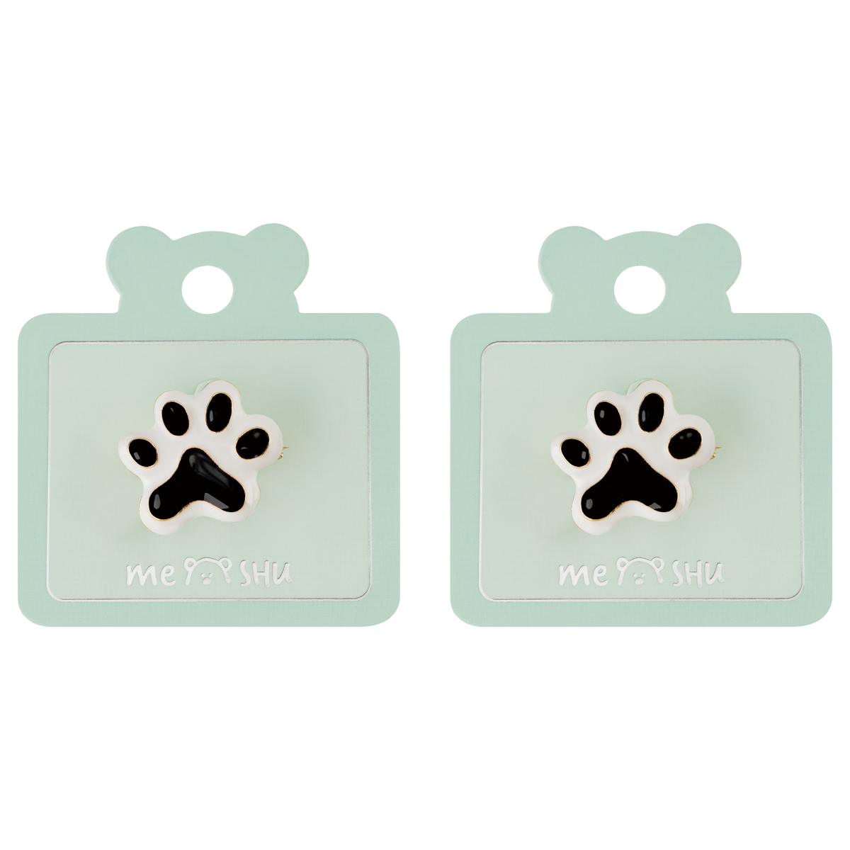 Набор брошей MESHU "Paw", 2шт, европодвес