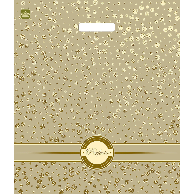 Пакет с вырубной ручкой Голди 42х48см 25шт/уп