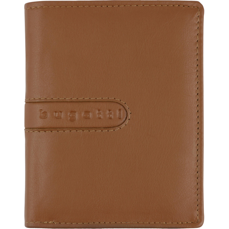 Портмоне BUGATTI Bomba,защ RFID,коньяч,кожа козы/полиэс,10х2х12,5, 49135107