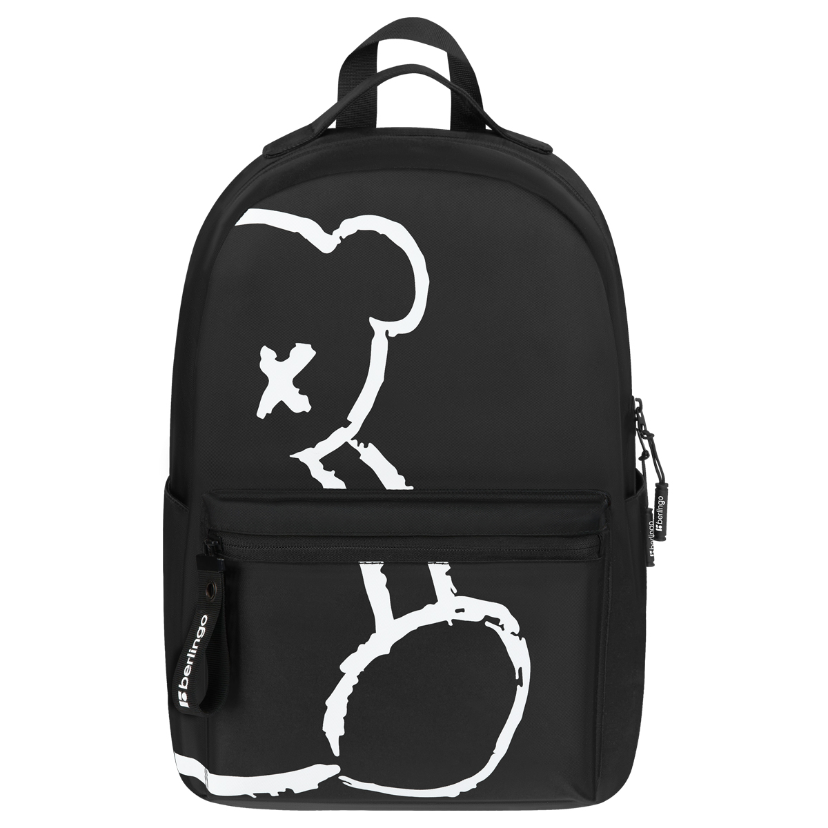 Рюкзак Berlingo UrbanStyle "Black beast" 40*28*11см, 1 отделение, 3 кармана, эргономичная спинка
