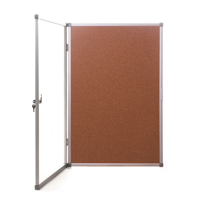 Доска для информации витрина пробковая Attache Window 90х120см (алюм. рама)