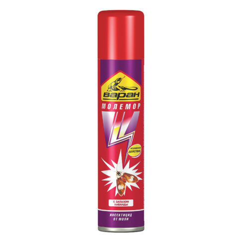 Средство инсектицидное от моли 180мл ВАРАН "Молемор", ш/к 88355, 5-03.02.003.12