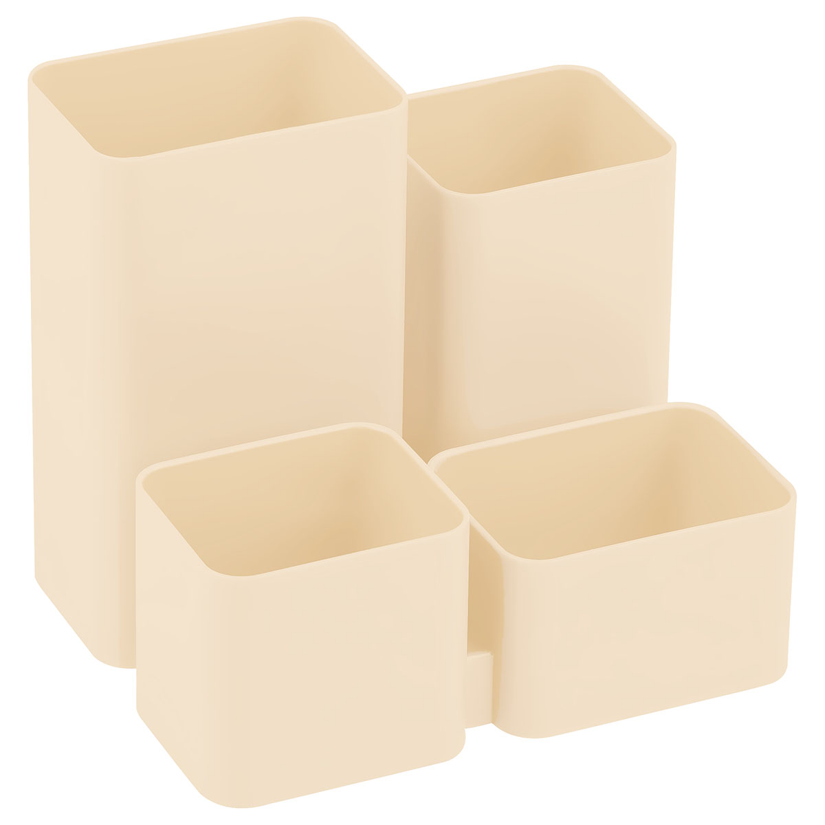 Настольная подставка СТАММ "Юниор", пластиковая, бежевая