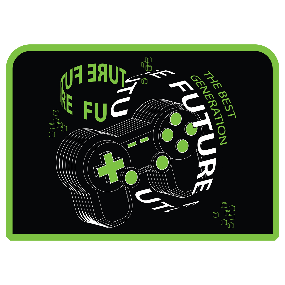 Папка для тетрадей 1 отделение, ArtSpace "The Joystick", А5, пластик, на молнии