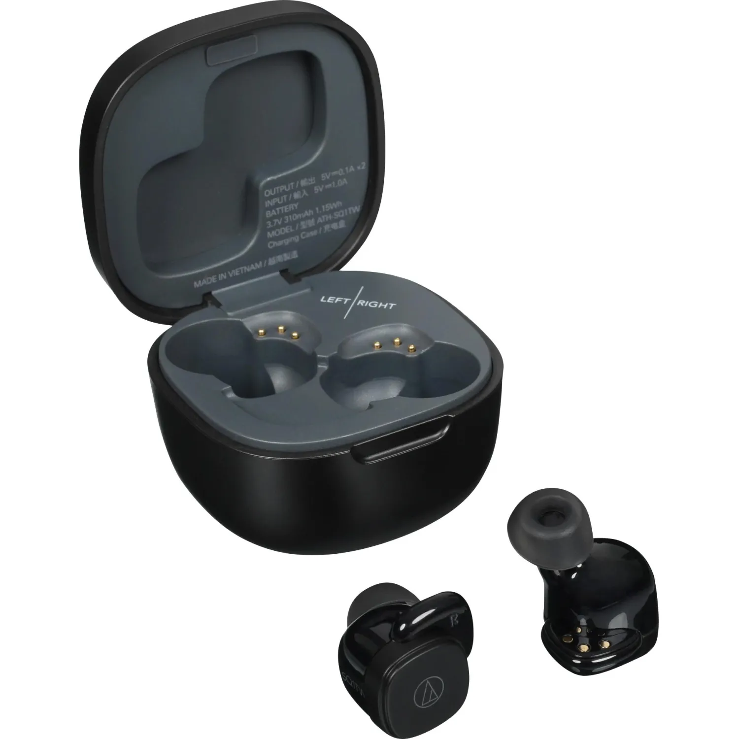 Наушники Audio-Technica ATH-SQ1TW Black