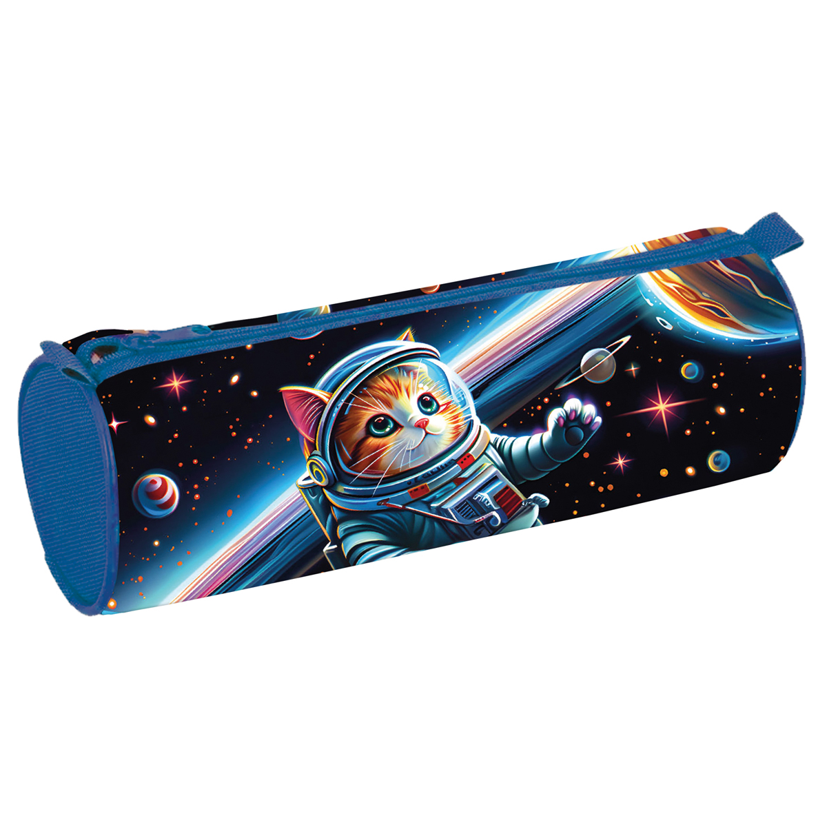 Пенал 210*80 ArtSpace "The astronaut cat", тубус, полиэстер