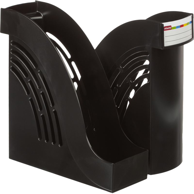 Вертикальный накопитель ATTACHE 95мм черный 2 шт/у