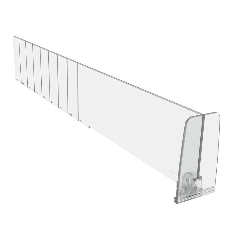 Разделитель DIV60-ВT60 с переднем ограничителем 60 мм, дл.185-385мм,40шт/уп