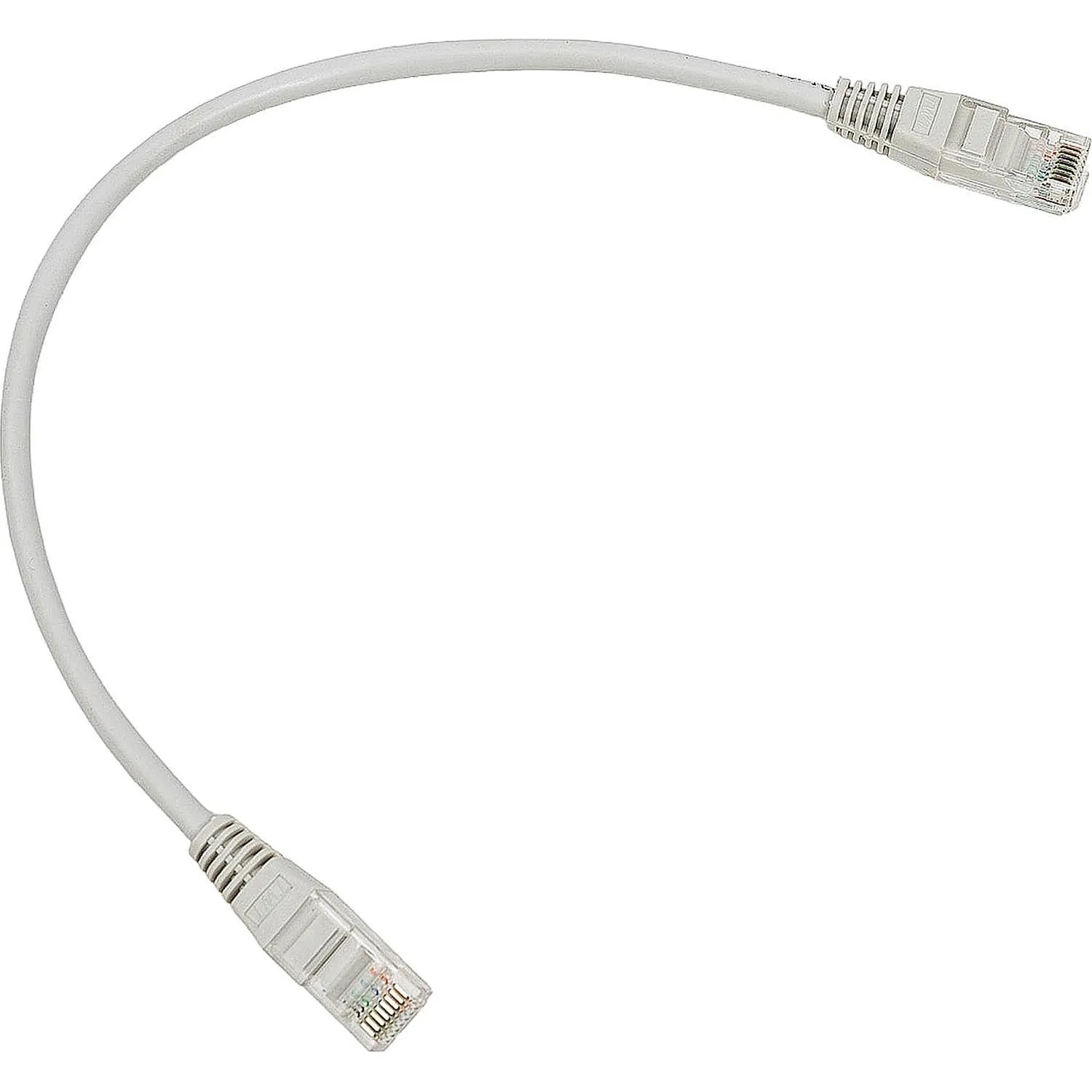 Патч-корд TWT TWT-45-45-0.3-GY UTP кат.5e, 0.3 м, серый