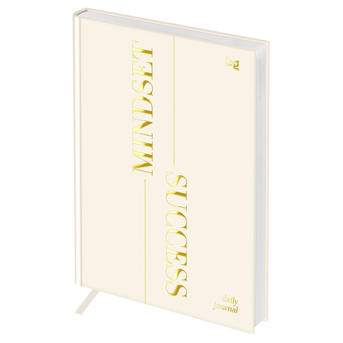 Ежедневник недатированный А5, 136л., 7БЦ, BG "Mindset. Linen", отд. фольгой 3D, soft touch, в подарочной коробке