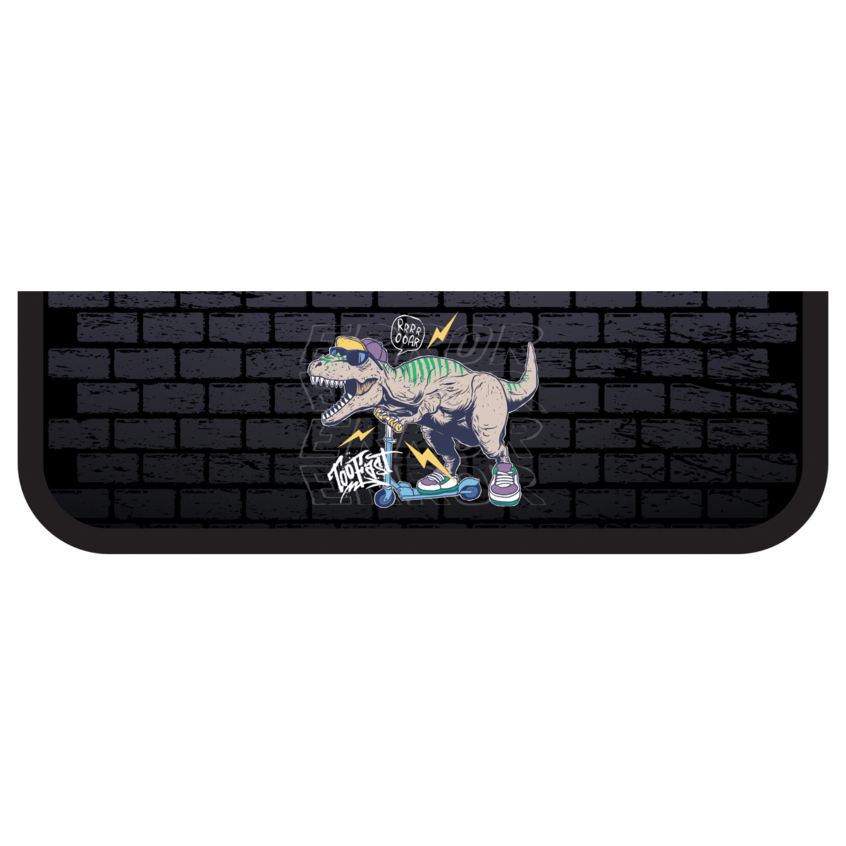 Пенал 1 отделение, 190*60 ArtSpace "Dino", ламинированный картон