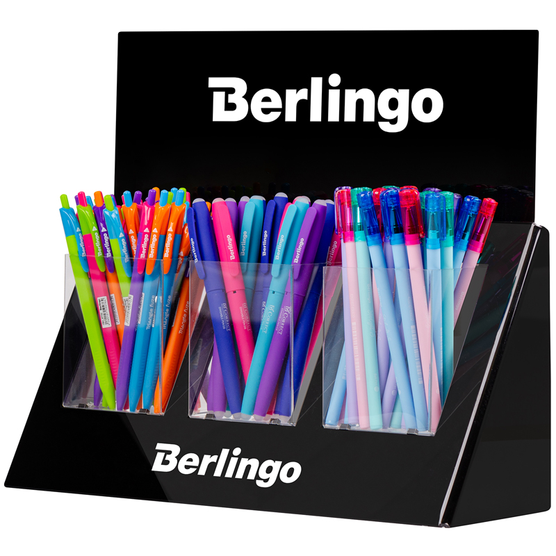 Подставка под ручки Berlingo, 3 секции, 350*120*310мм