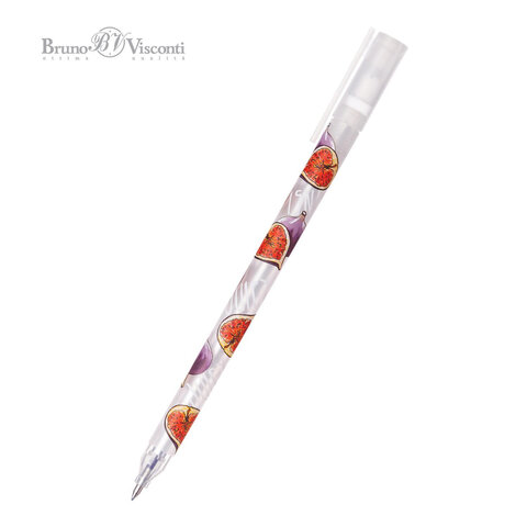Ручка шариковая BRUNO VISCONTI UniWrite,СИНЯЯ,Fresh&fruity.Инжир,линия 0,4,20-0305/02
