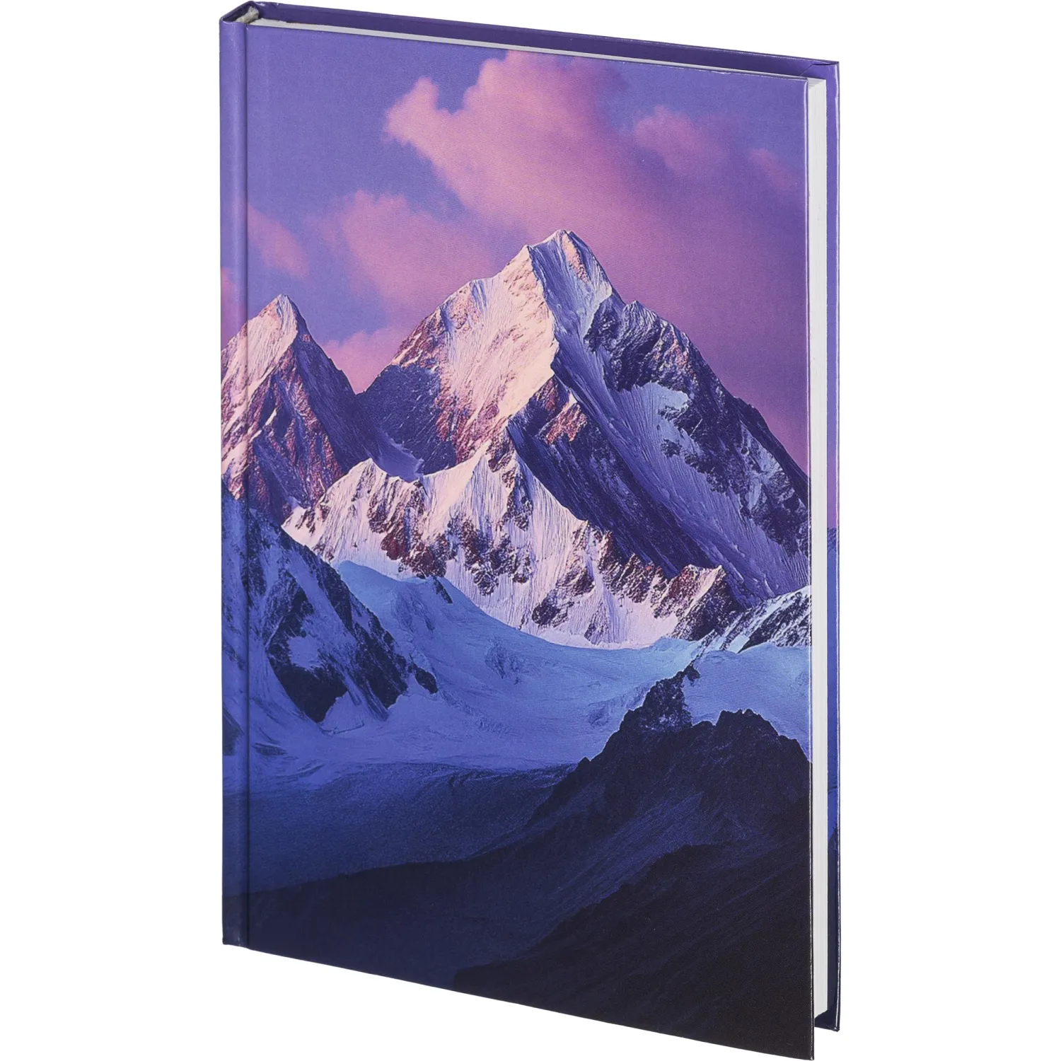 Ежедневник недатированный 7БЦ, пленка глянц., А5,128л, Выбор есть, Горы