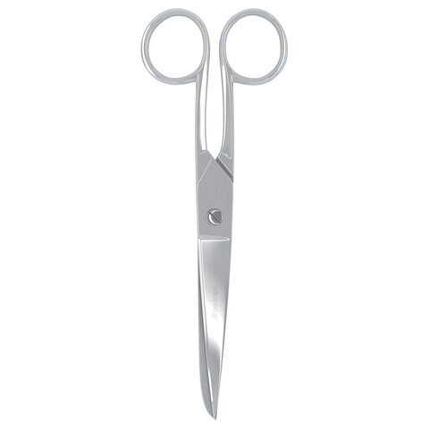 Ножницы цельнометаллические 180 мм, BERLINGO, европодвес, 256691