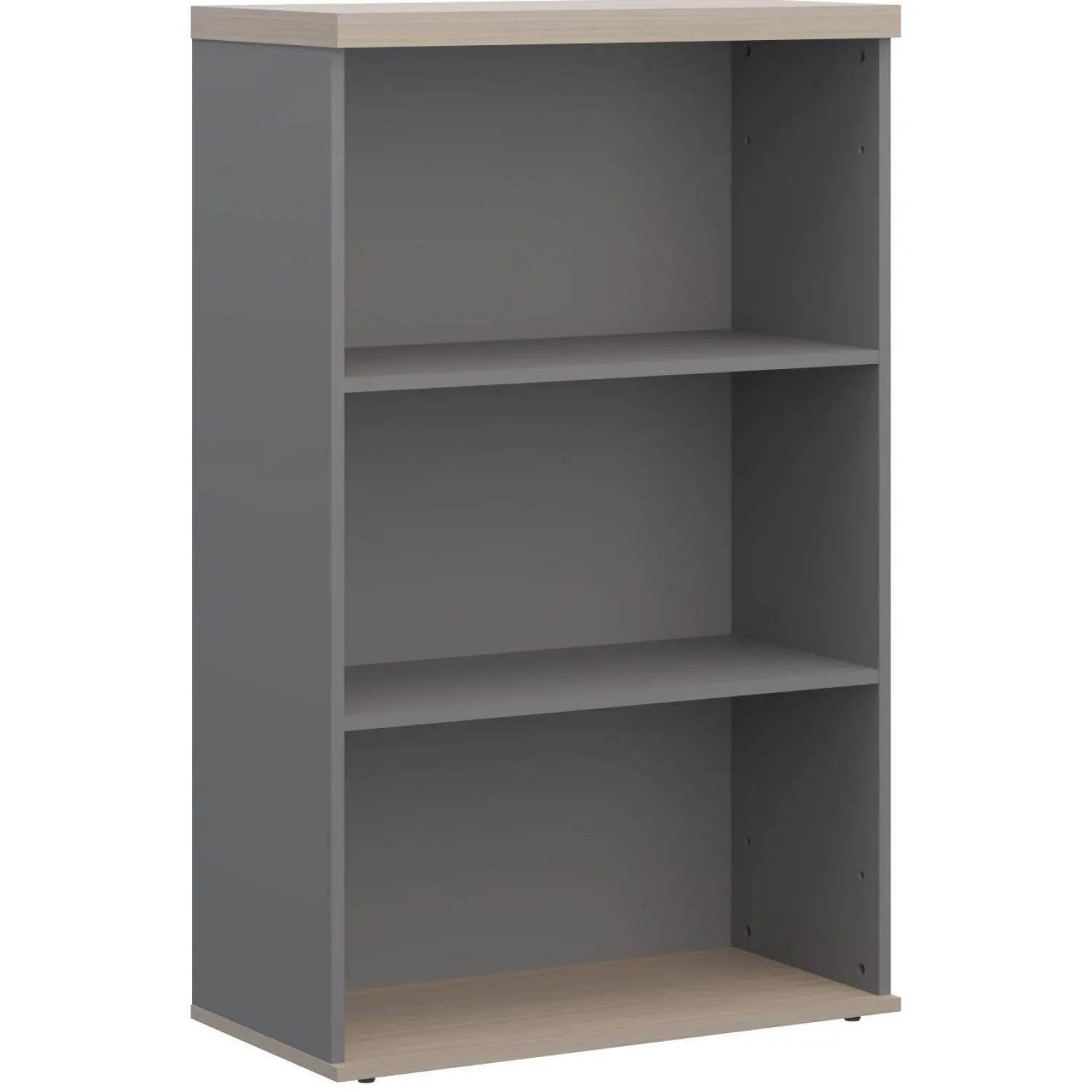 Стеллаж IN FREGAT на 2 полки 129Н012 В1186 дуб сканд/базальт