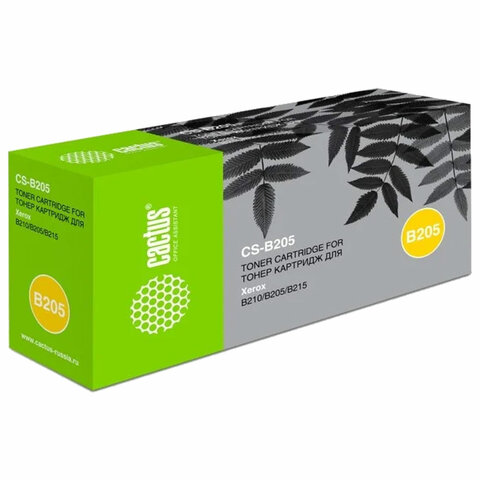 Картридж лазерный CACTUS (CS-B205) для Xerox B205/210/215, ресурс 3000 стр.