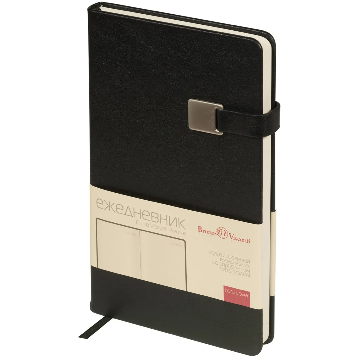 Ежедневник недатированный  А5 Premier (черный) 3-686/05
