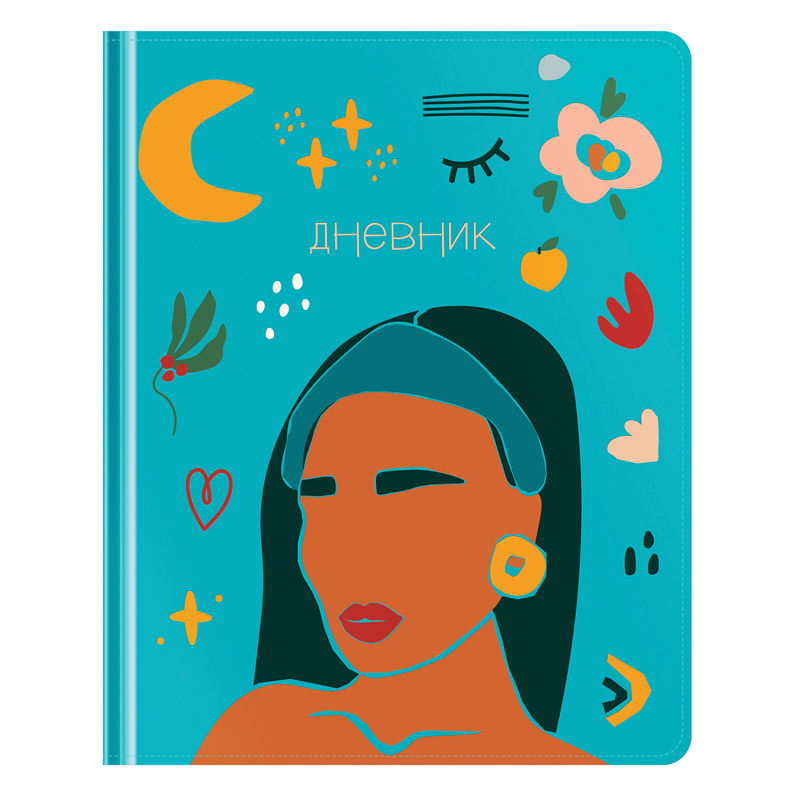 УЦЕНКА - Дневник 1-11 кл. 48л. (твердый) Greenwich Line "Girl", иск. кожа, УФ-печать, конгрев, тиснение фольгой, тон. блок, ляссе