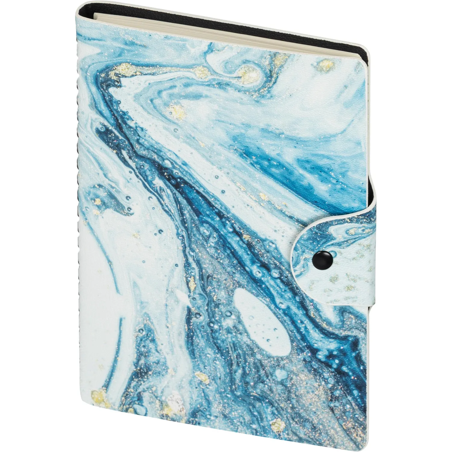 Ежедневник недатированный Fluid Attache Selection сер-гол. 140х200 мм,192с