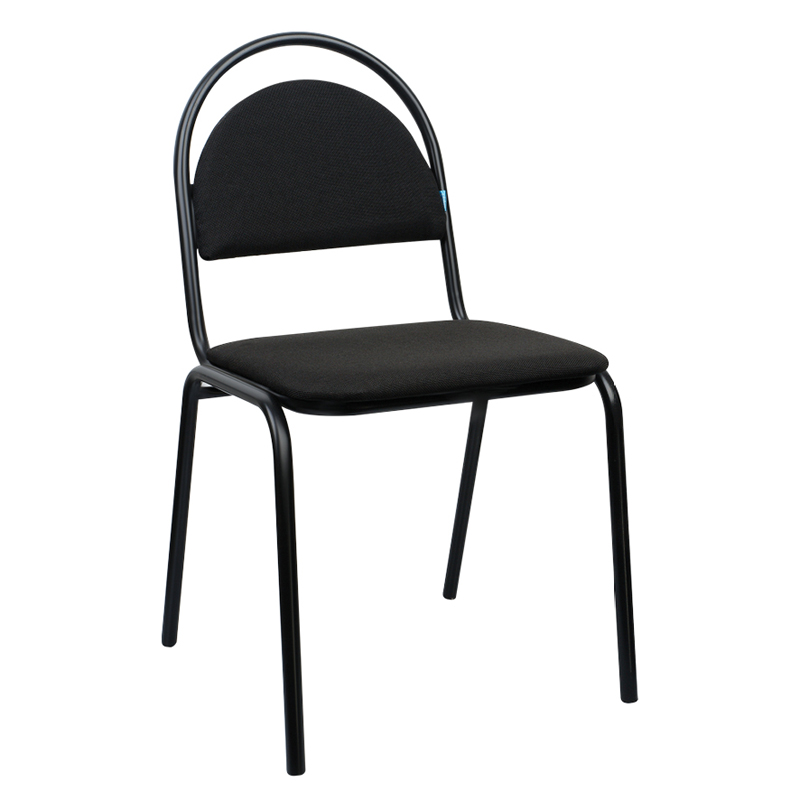 УЦЕНКА-Стул Helmi HL-F02 "Стандарт", каркас черный, обивка ткань черная