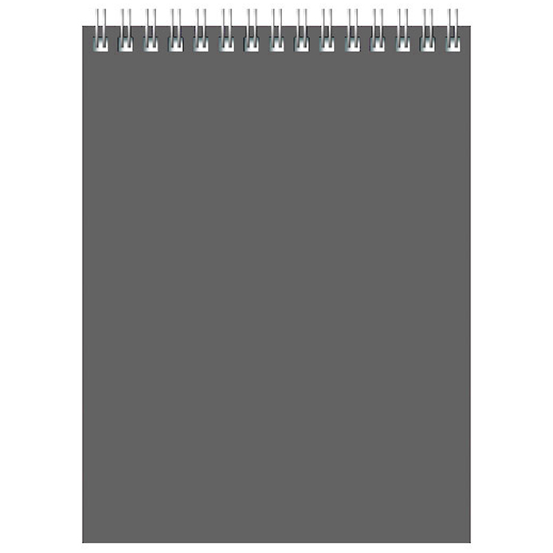 Блокнот А5 60л. на гребне BG "Для конференций", серый