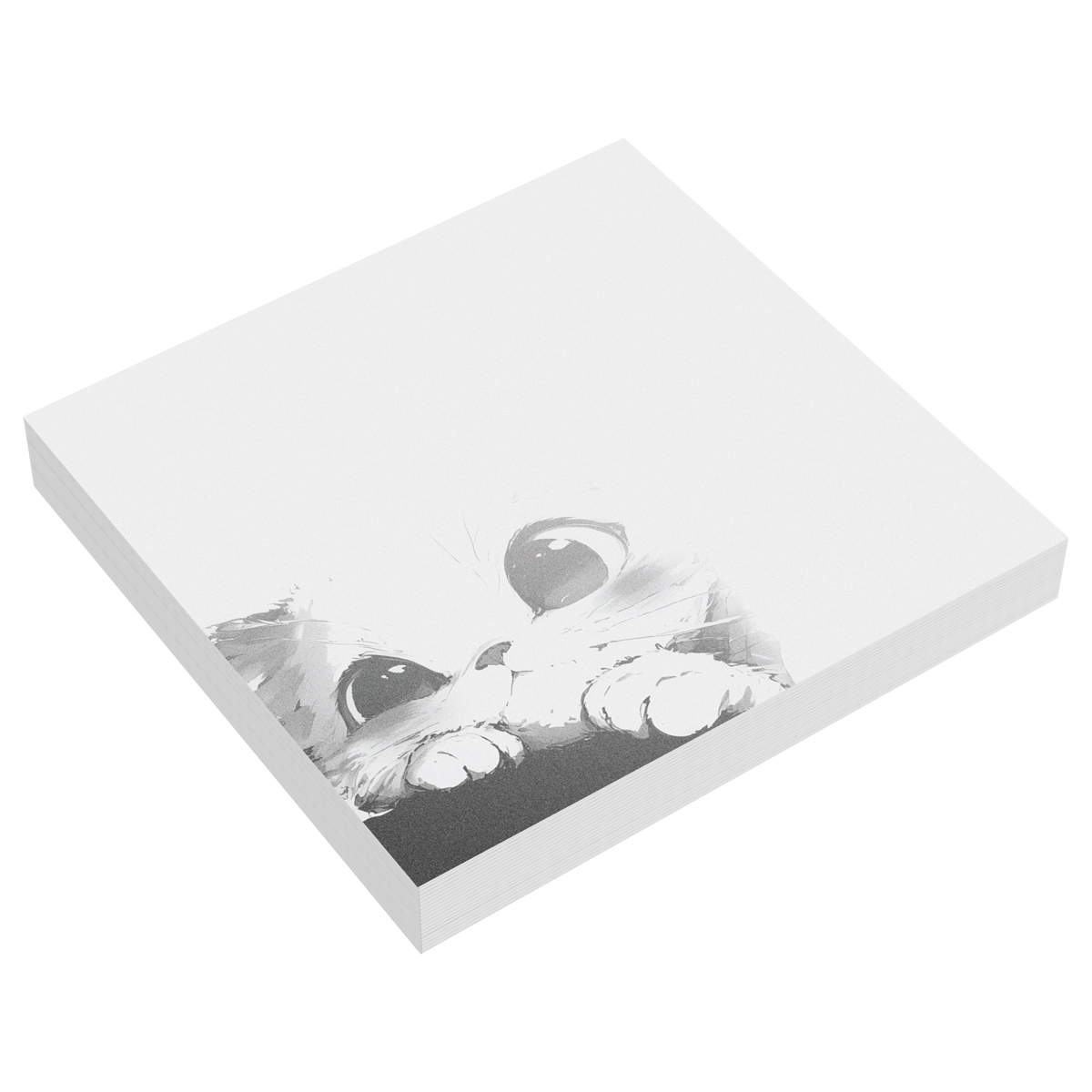 Блок для записей MESHU "Cute Sweet" 8,5*8,5см, 100л., на склейке