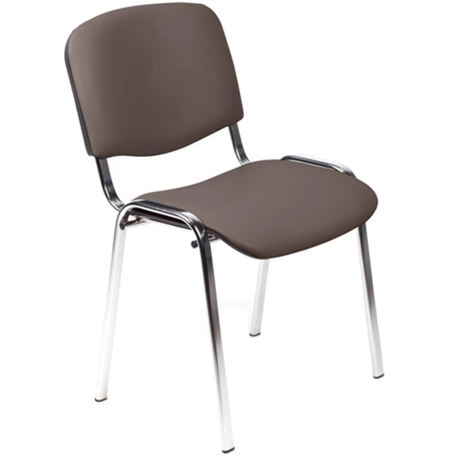 Стул БМФ Easy Chair Rio(ИЗО) хром, к/з коричневый Z10