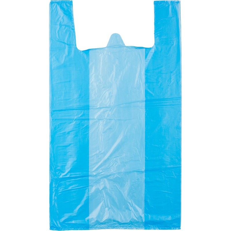 Пакет-майка ПНД 38+20х68 15мкм 100шт./уп. цветн