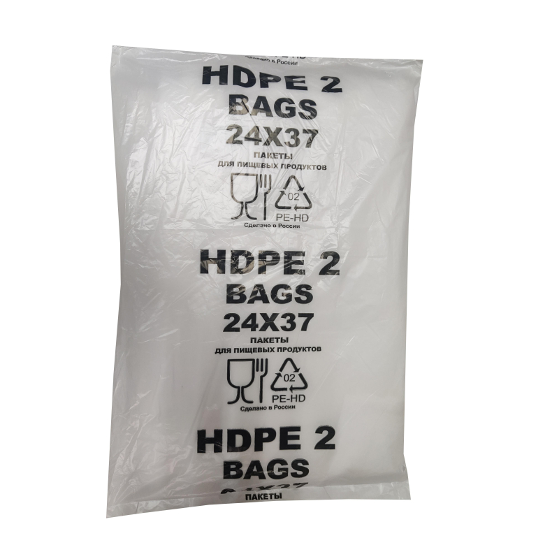 Пакет фасовочный ПНД 24х37 6 мкм, пласт 500 шт/уп