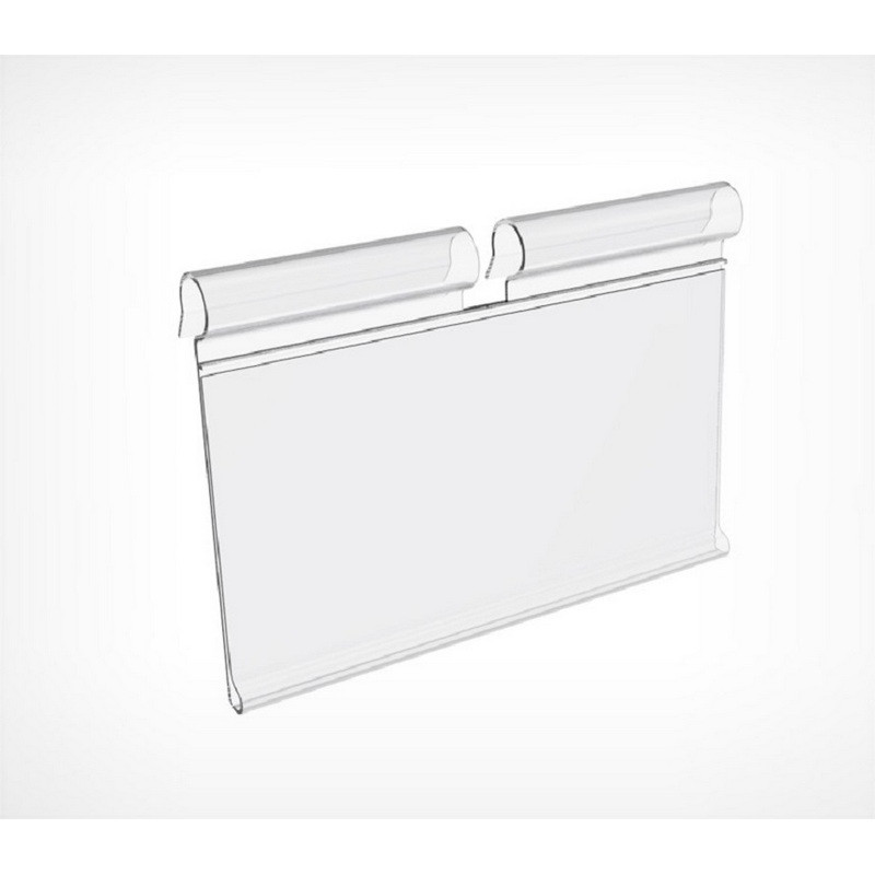 Ценникодержатель полочный на крючок откидной,50мм,100шт/уп