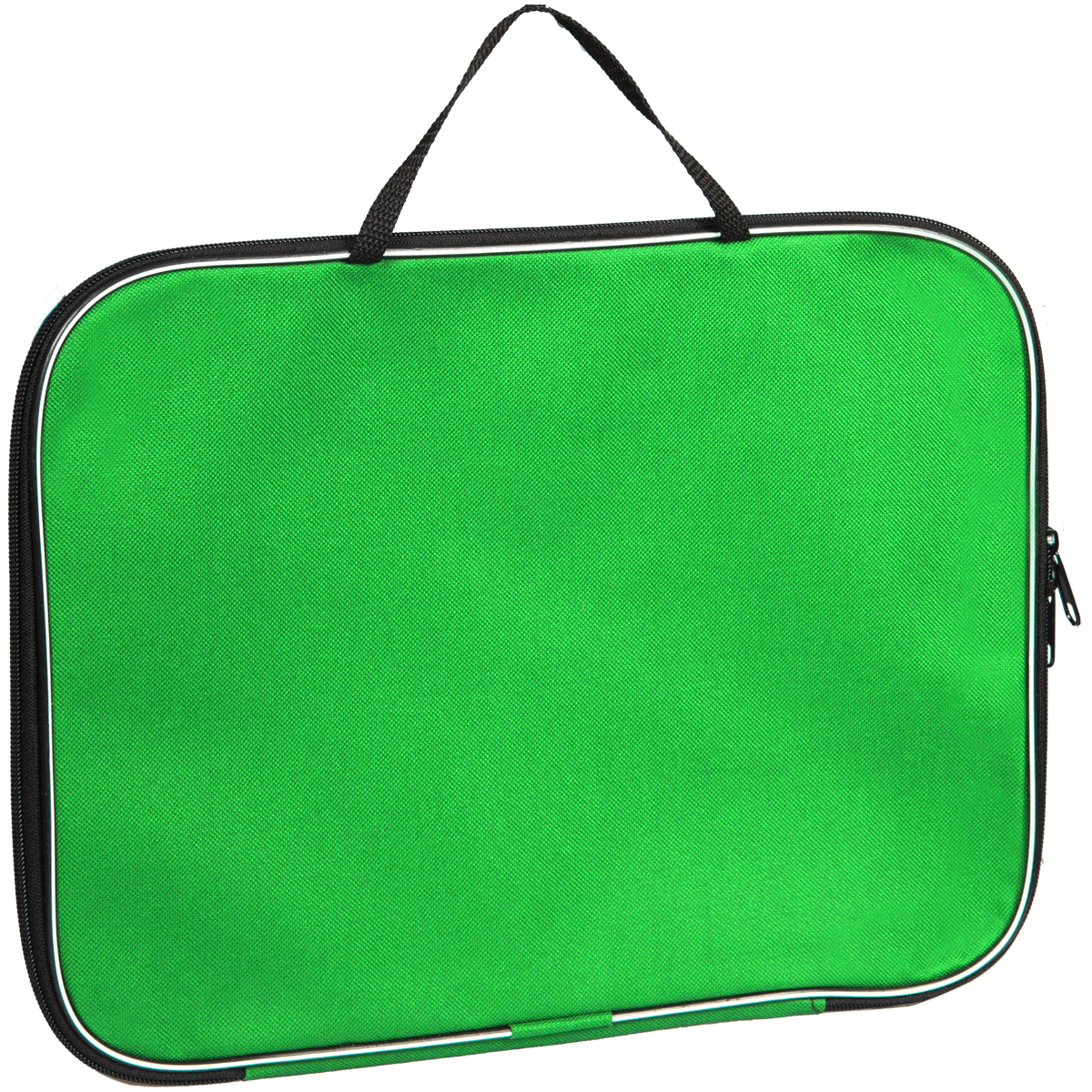 Папка с ручками А4 ArtSpace "Темно-зеленая", ткань, 20мм