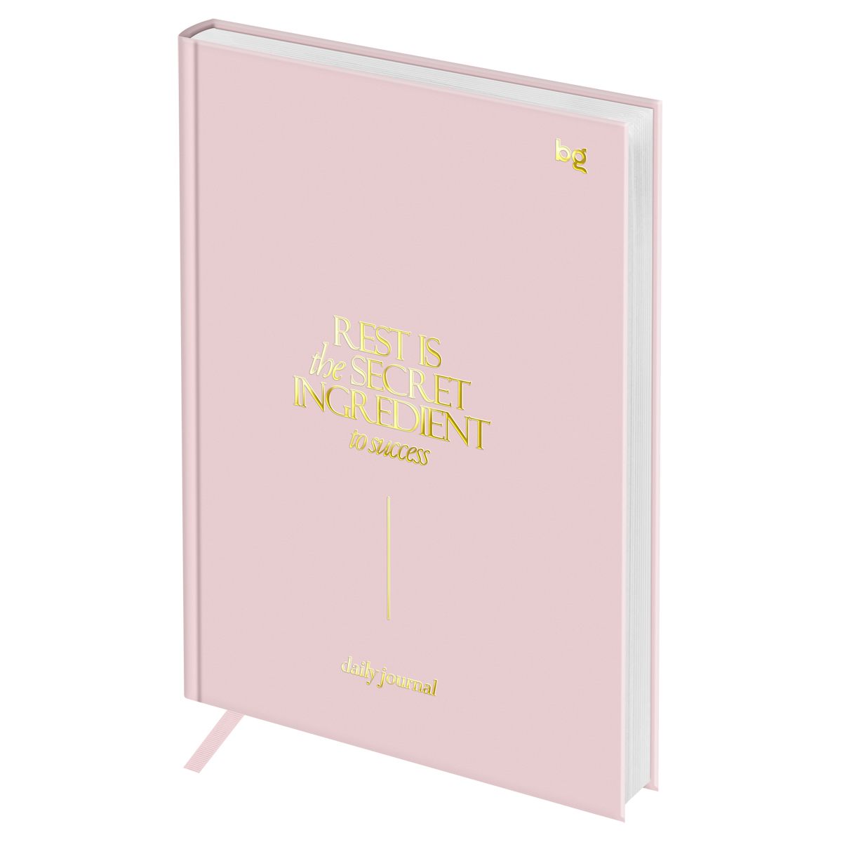 Ежедневник недатированный А5, 136л., 7БЦ, BG "Mindset. Silk", бежевый, отд. фольгой, soft touch