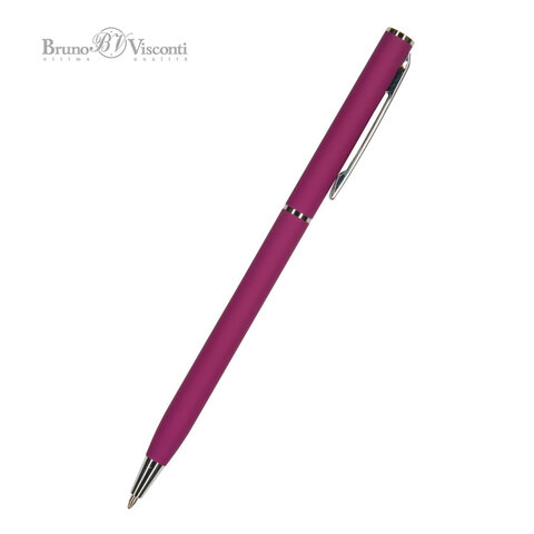 Ручка шариковая BRUNO VISCONTI "Palermo", бордовый металлический корпус, 0,7мм, синяя, 20-0250/04