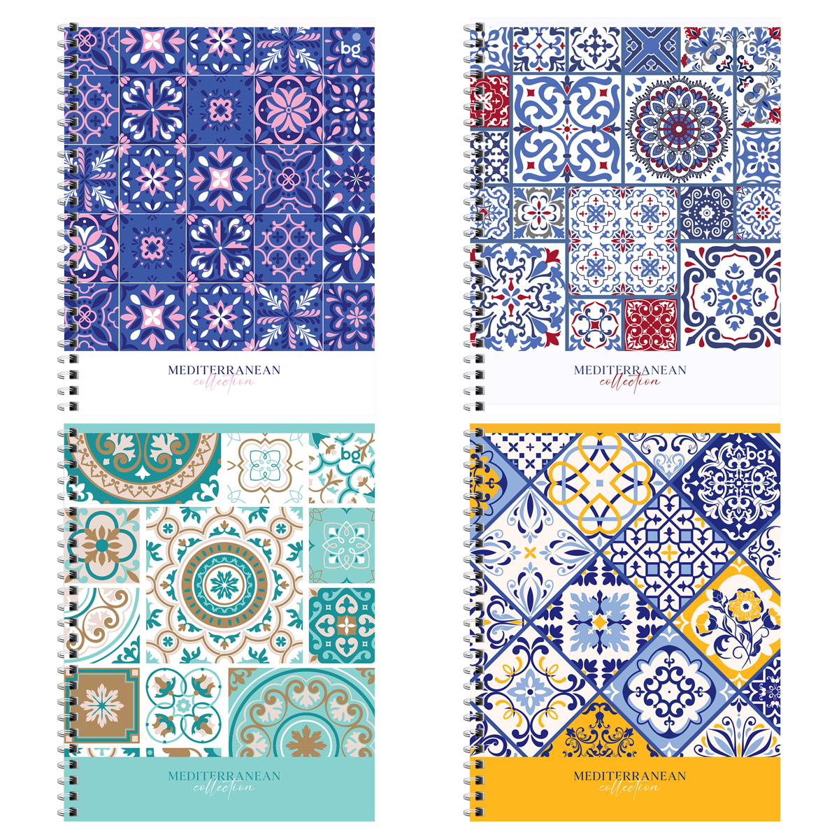 Тетрадь 48л., А5, клетка на гребне BG "Коллекция", эконом