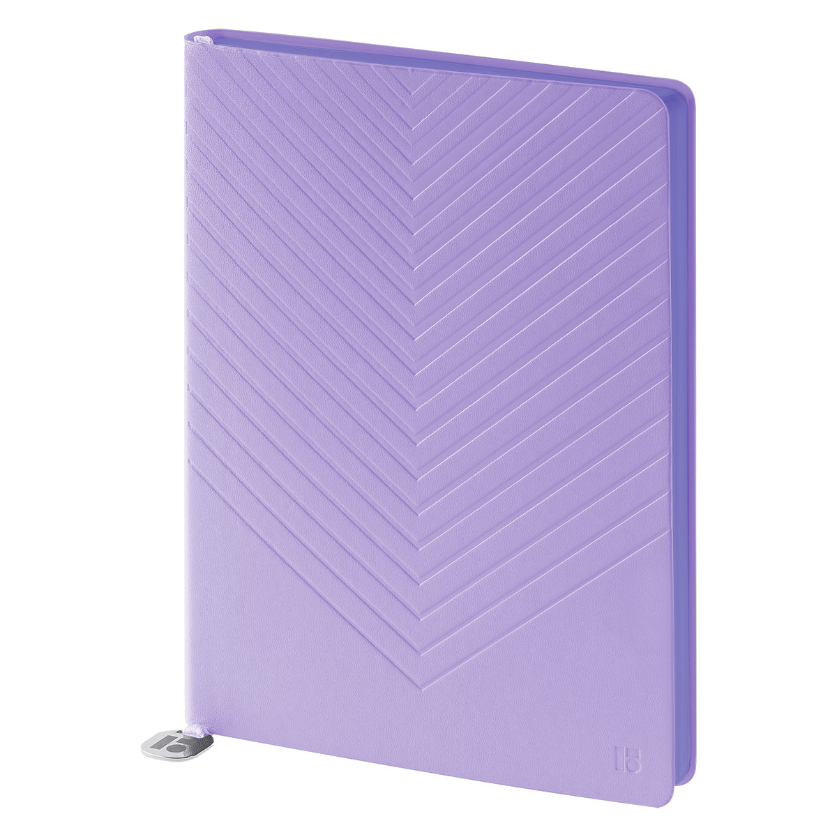 Ежедневник недатированный, А5, 136л., кожзам, Berlingo "Elegance", сиреневый