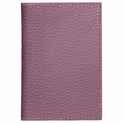 Обложка для паспорта натуральная кожа флоттер, кожаный уголок, лавандовая, BRAUBERG, 238864