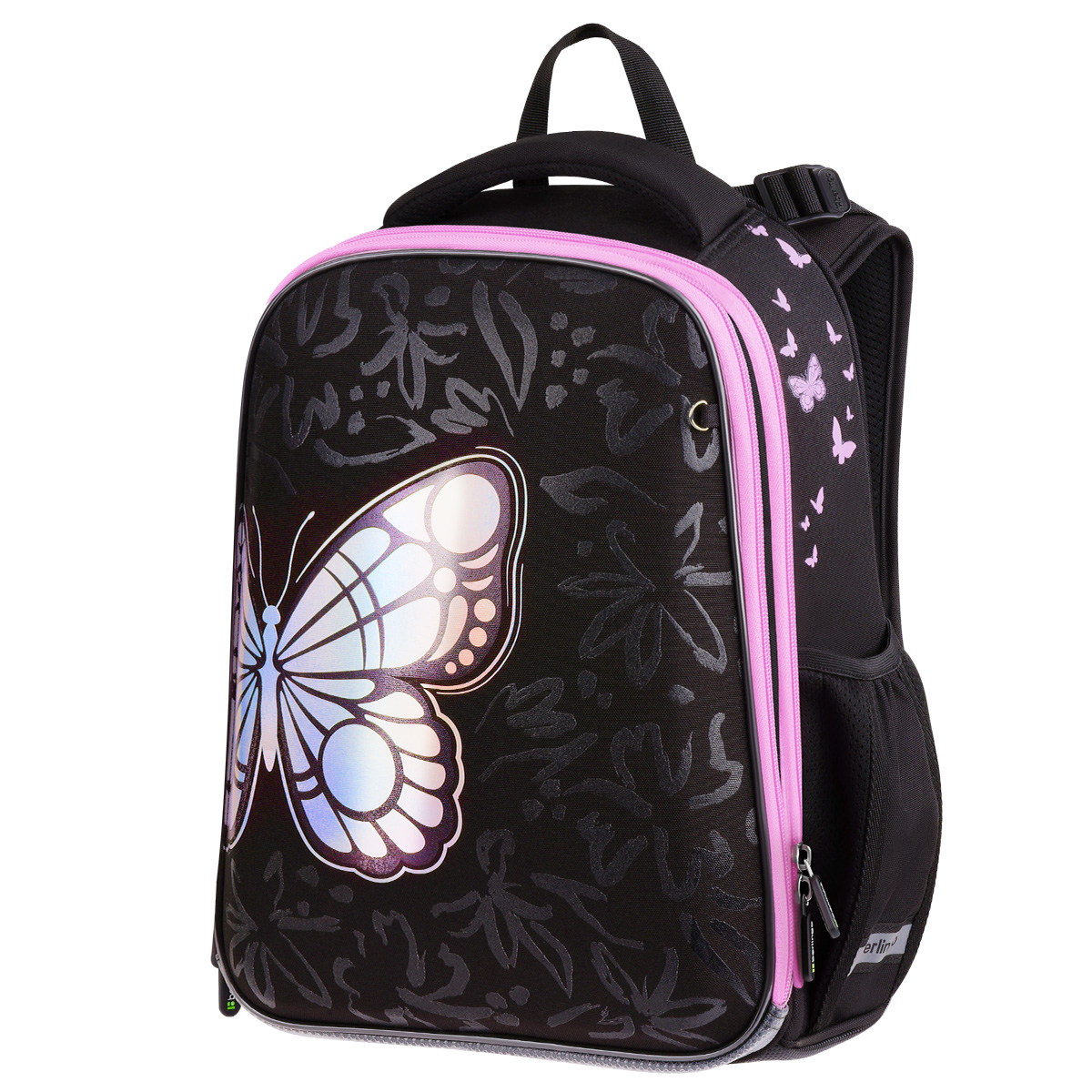 Ранец Berlingo Expert "Butterfly Effect" 37*28*16см, 2 отделения, 2 кармана, анатомическая спинка