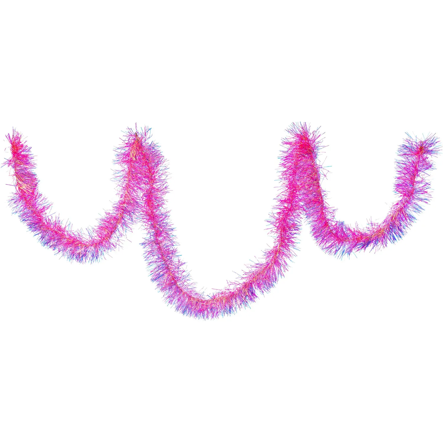 Мишура диаметр 9 см, 2м розовая SDMT-HT-051